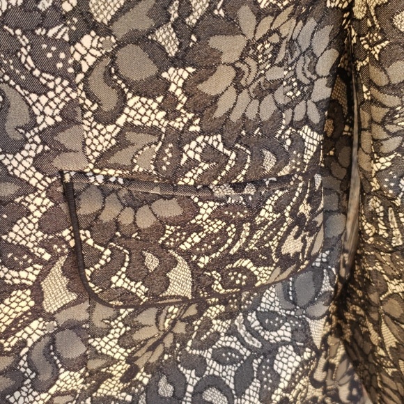 Bisou Bisou Michele Bohbot Long Black Jacket - Picture 5 of 8